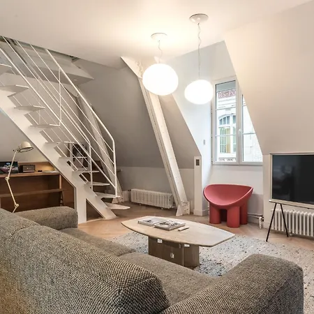 아파트 Luxury Duplex - Louvre Museum - 6 Guests 파리