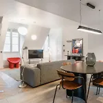 Luxury Duplex - Louvre Museum - 6 Guests 아파트 파리