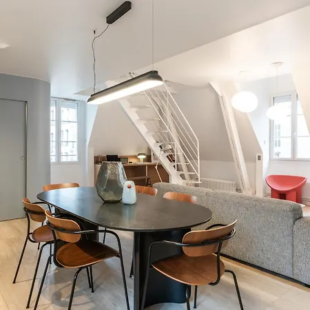 Luxury Duplex - Louvre Museum - 6 Guests Apartmán
